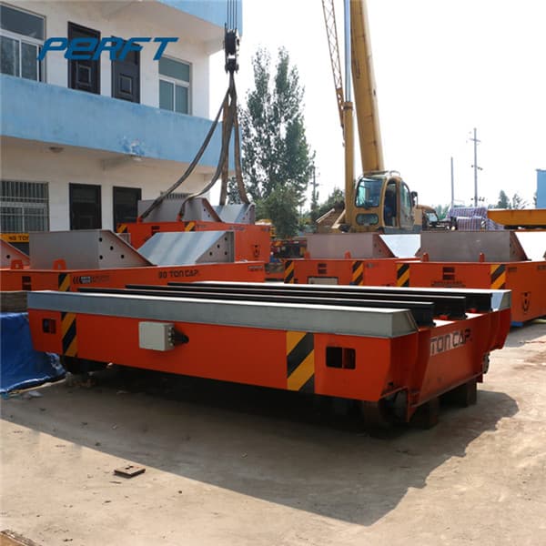 120 Tons Electric Flat Cart For Coils Material Foundry Plant